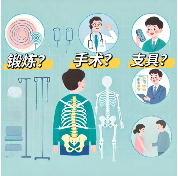 脊柱侧弯≠只有手术