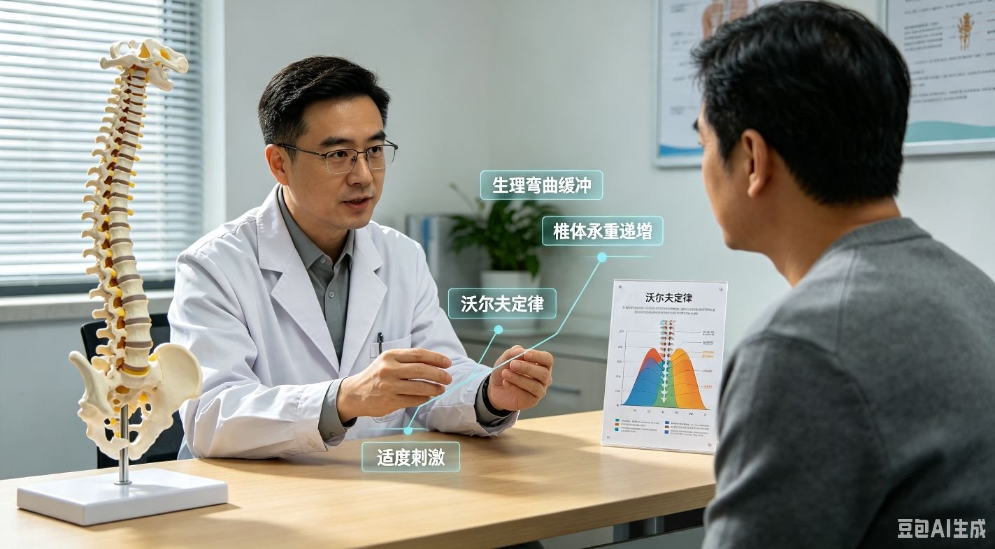 重力对脊柱的生物力学效应与健康影响