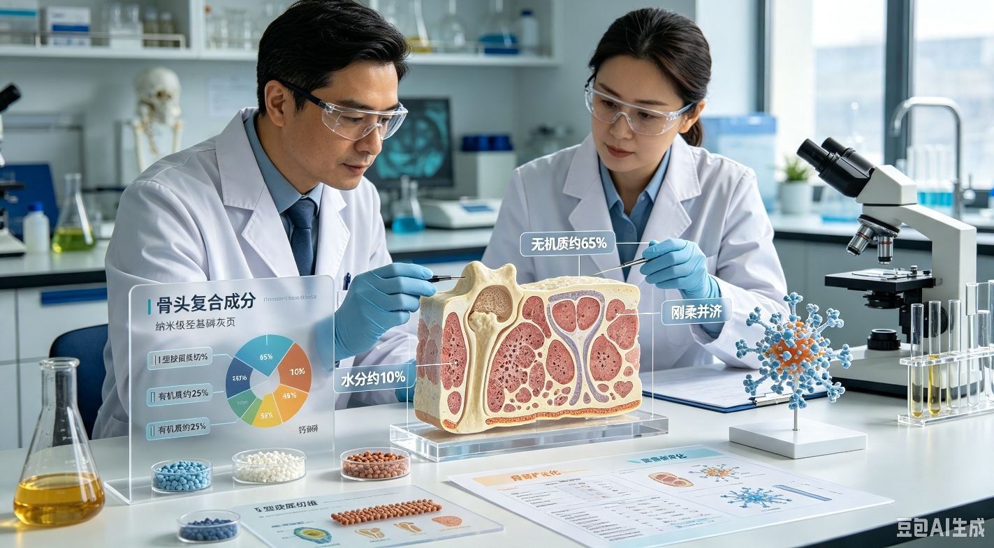 人体骨骼成分的复合结构与病理意义