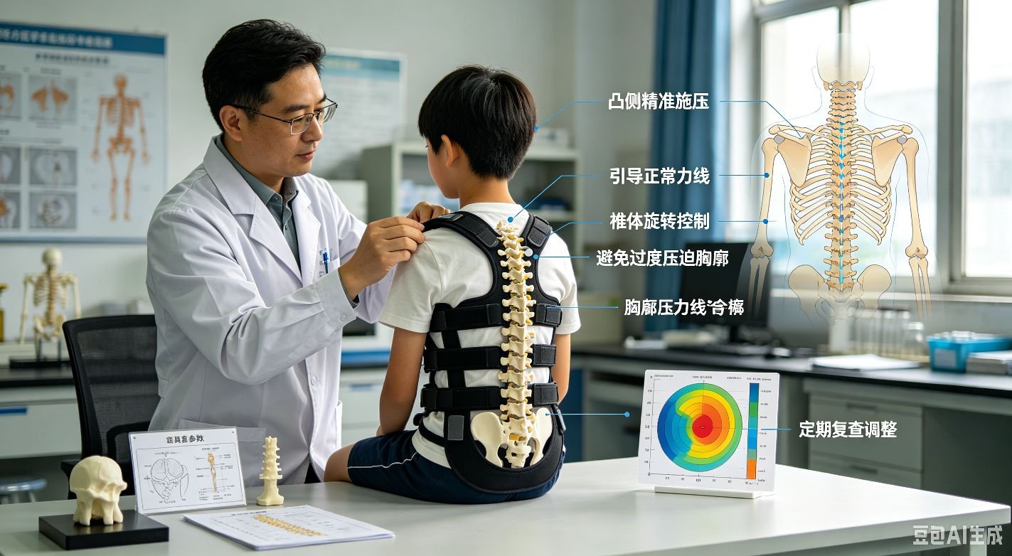 脊柱侧弯支具佩戴的循证规范与疗效边界