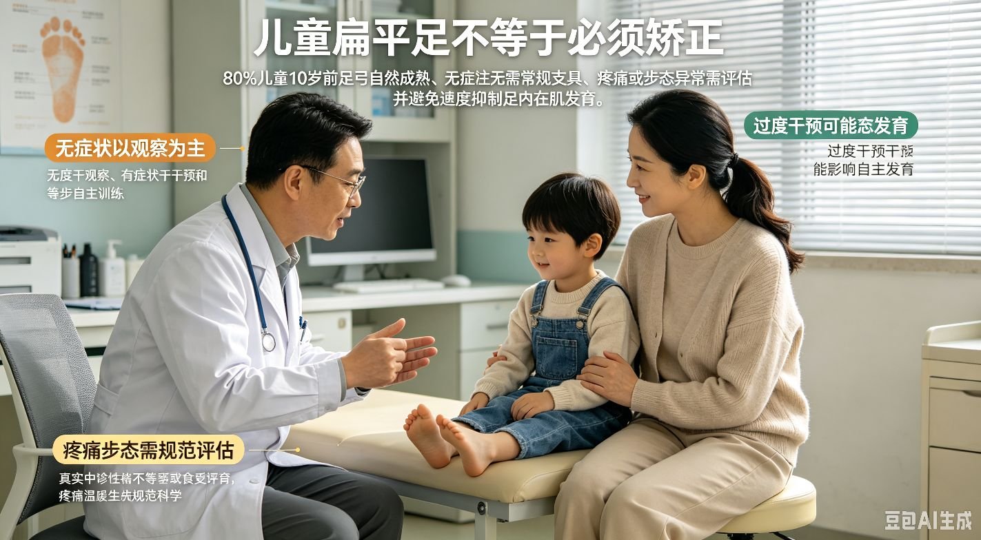 扁平足矫形支具：力学代偿的循证边界与适配原则