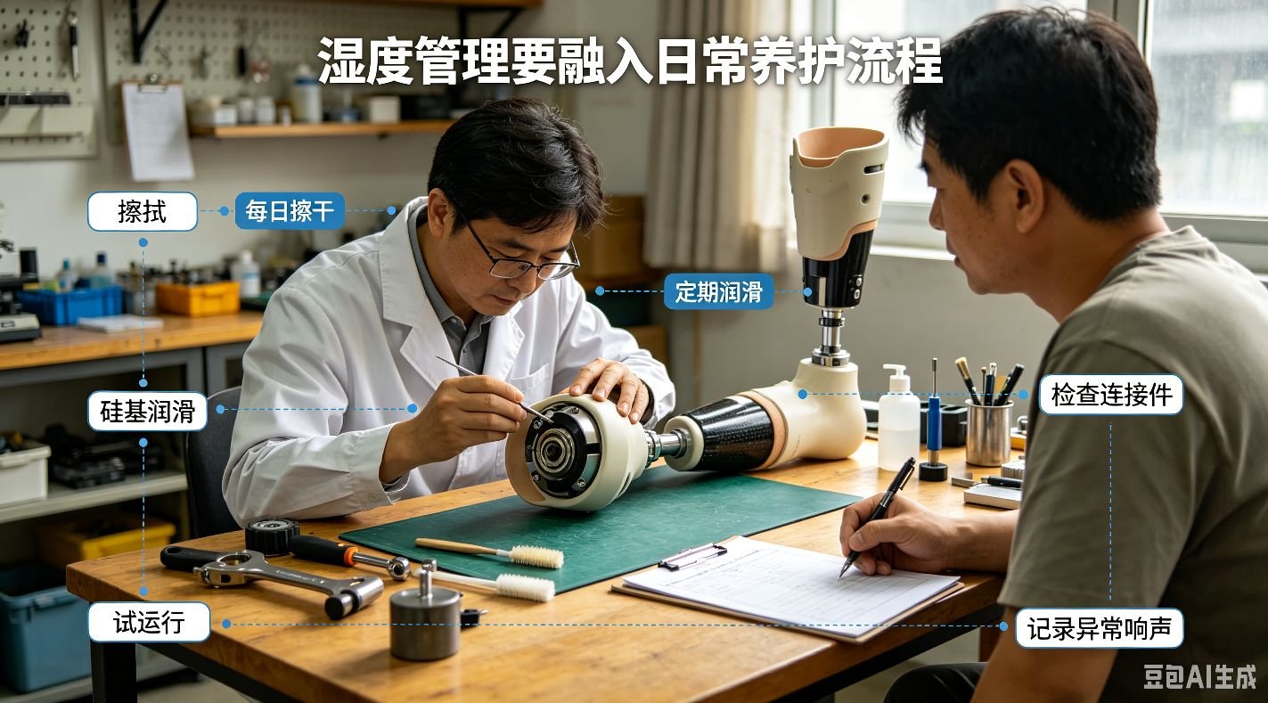 湿度里的步态密码:空气湿度如何重塑假肢关节的力学边界