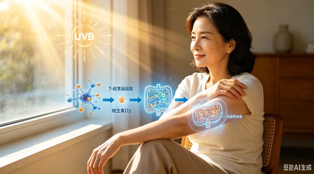 阳光处方：UVB剂量如何决定骨骼的长期收益与风险边界