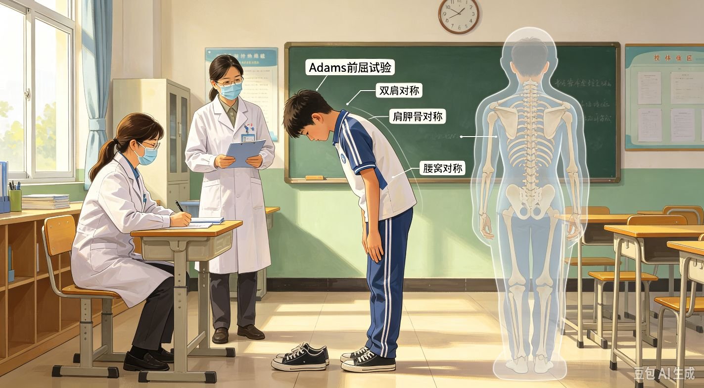 校园脊柱侧弯筛查：抓住青春期护脊的窗口期