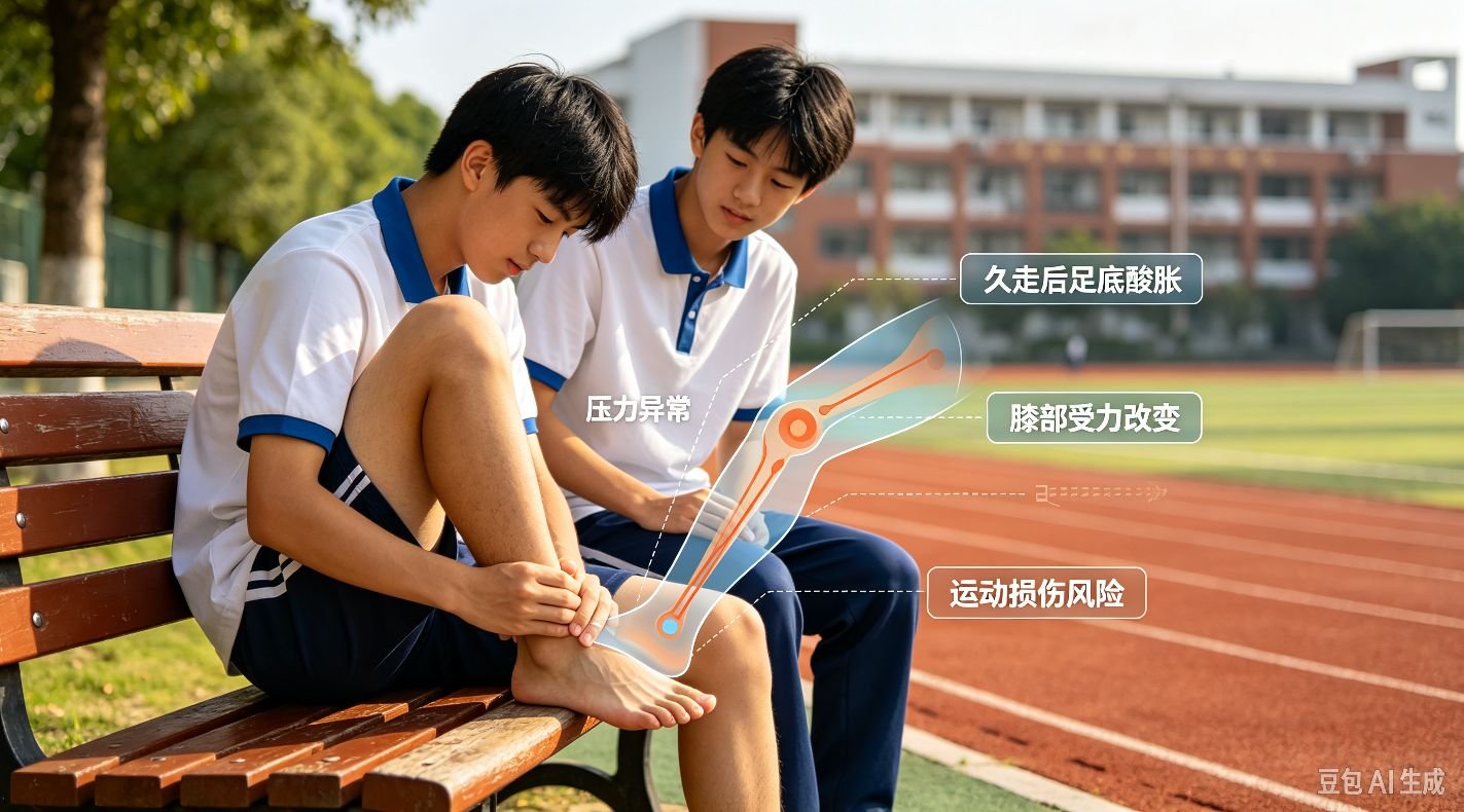 足弓塌陷并非小事：青少年扁平足的科学认知