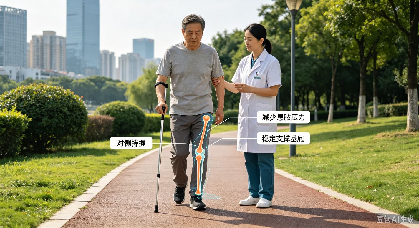 助行辅具手杖与拐杖：依据肌力科学选择
